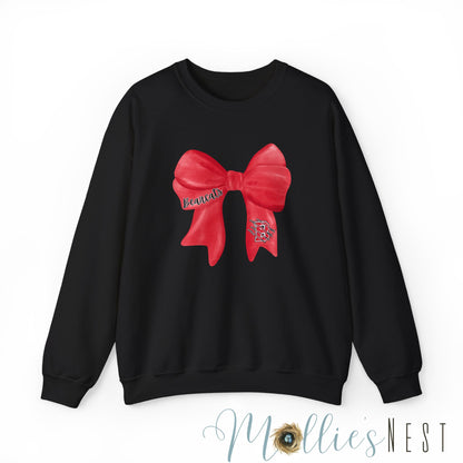 ADULT. Brookland Bearcat Bow Sweatshirt