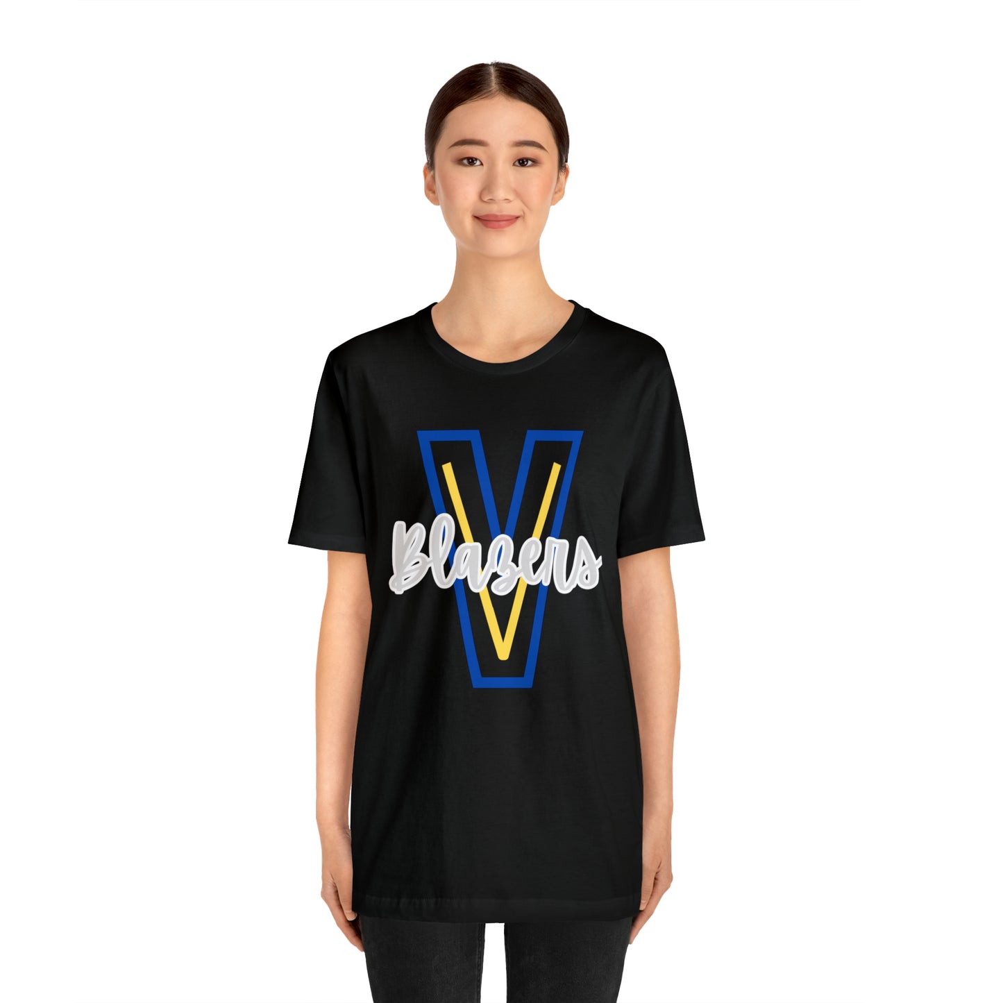 Valley View V Blazers Unisex Jersey Short Sleeve Tee