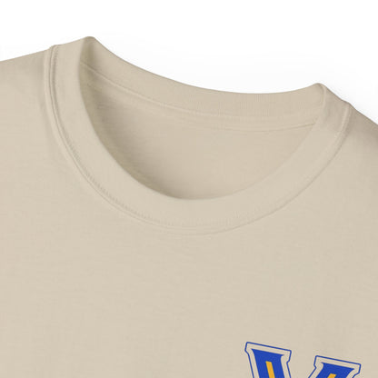 ADULT. Valley View Light the Flame Unisex Cotton Tee, Casual T-Shirt - Football - School Spirit