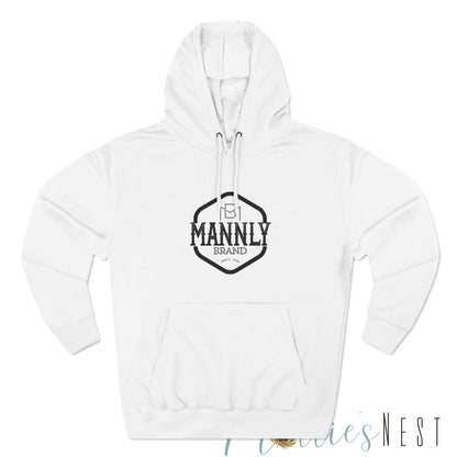 Three-Panel Fleece Hoodie. MANNLY Brand
