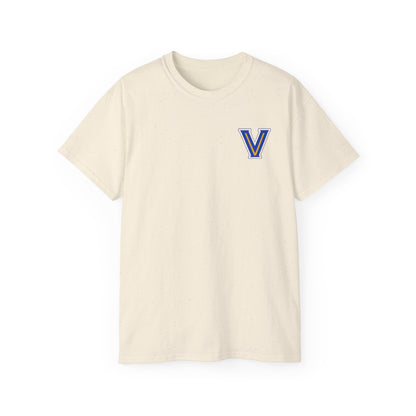 ADULT. Valley View Light the Flame Unisex Cotton Tee, Casual T-Shirt - Football - School Spirit