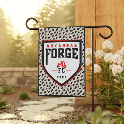 Arkansas Forge FC Garden Flag — Leopard Accent Team Banner 2026