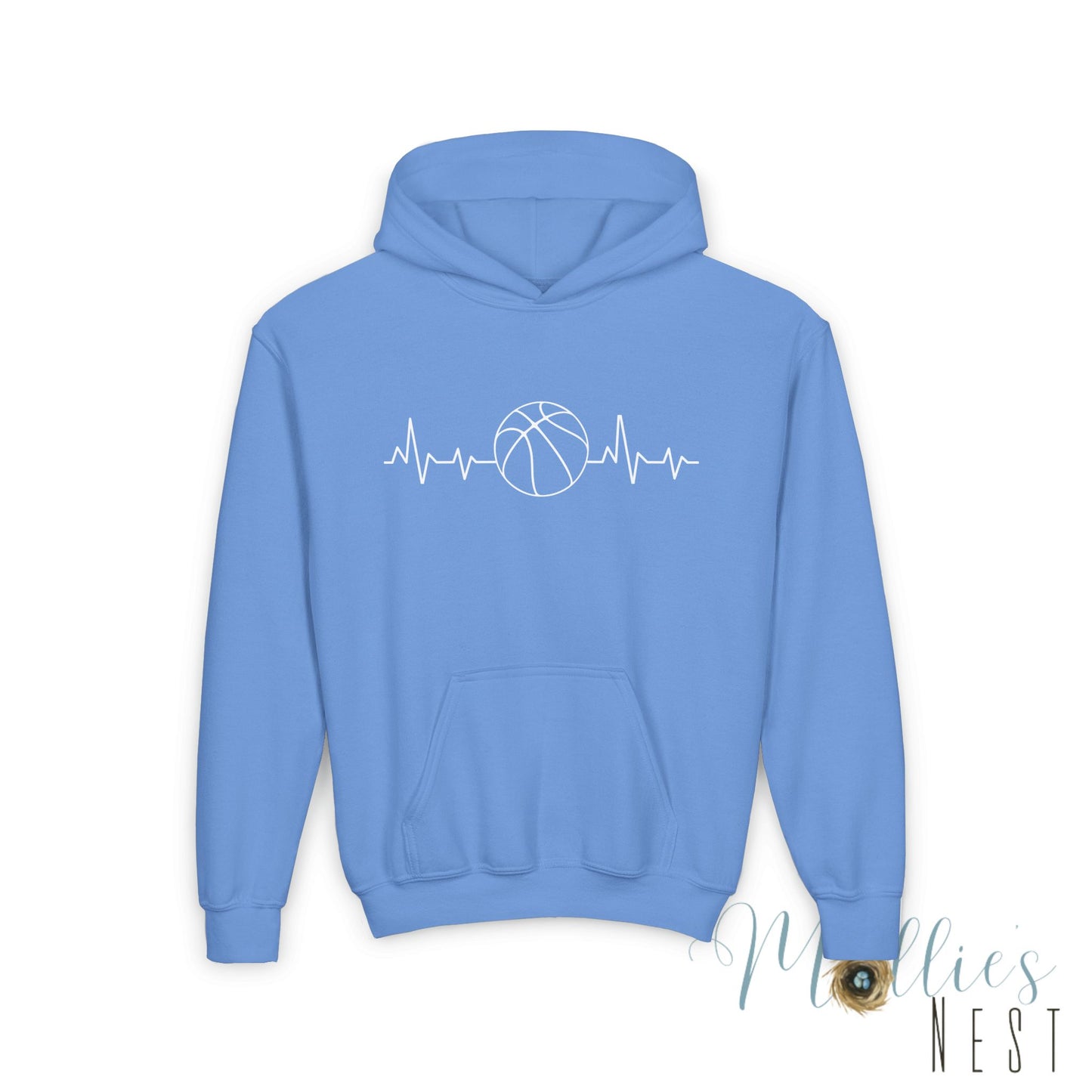 Youth Basketball Heartbeat Hoodie.