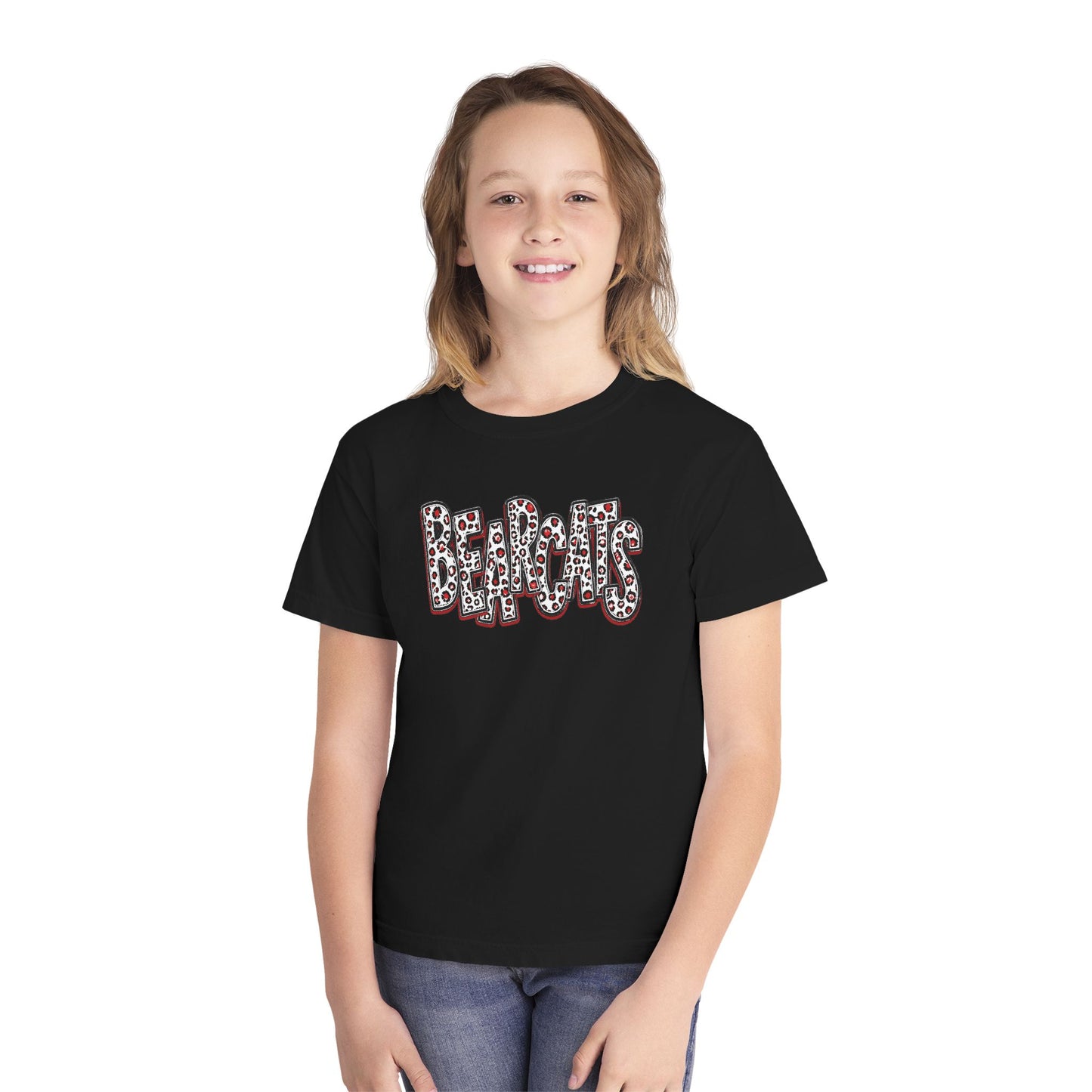 Youth Brookland Bearcats. Leopard Stacked