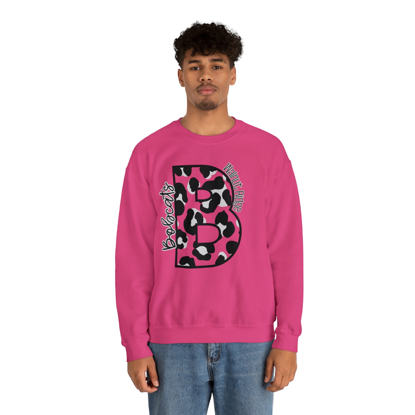 Bobcats Leopard Heavy Blend™ Crewneck Sweatshirt