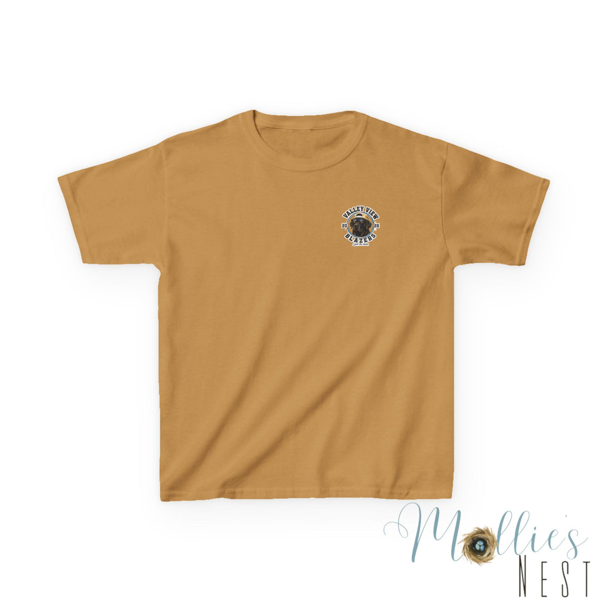 YOUTH.  Valley View Blazers Black Lab 2026 T-Shirt — Vintage Tee (2026)