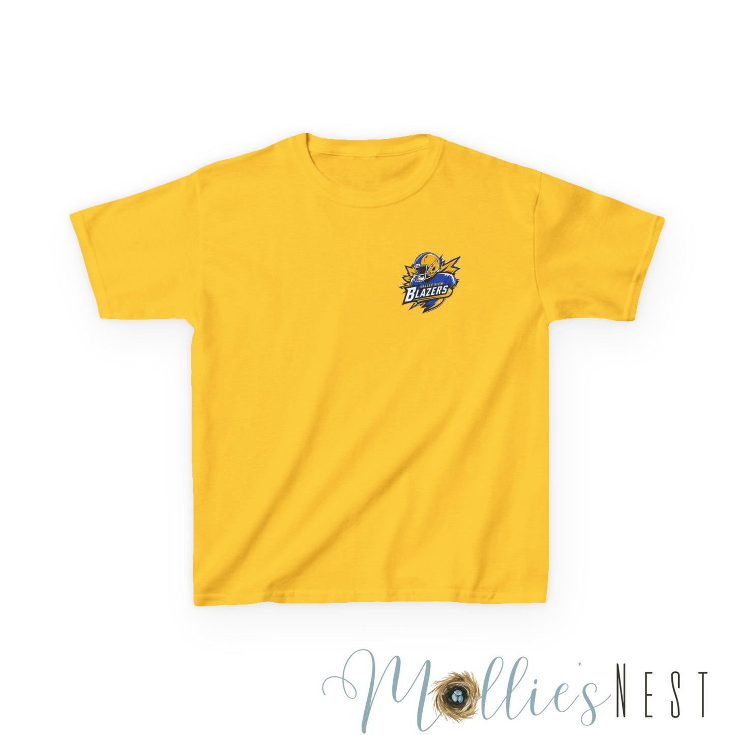 Blazer Kids Tee: Front/Back Football Design