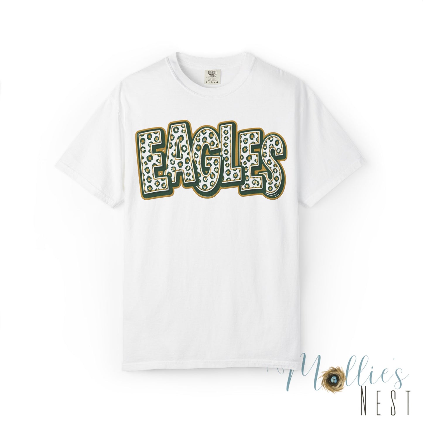 Greene County Tech. Eagles Leopard Print Graphic T-Shirt - ADULT