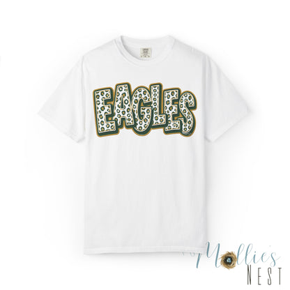 Greene County Tech. Eagles Leopard Print Graphic T-Shirt - ADULT