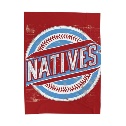 Velveteen Plush Blanket. NATIVES 25