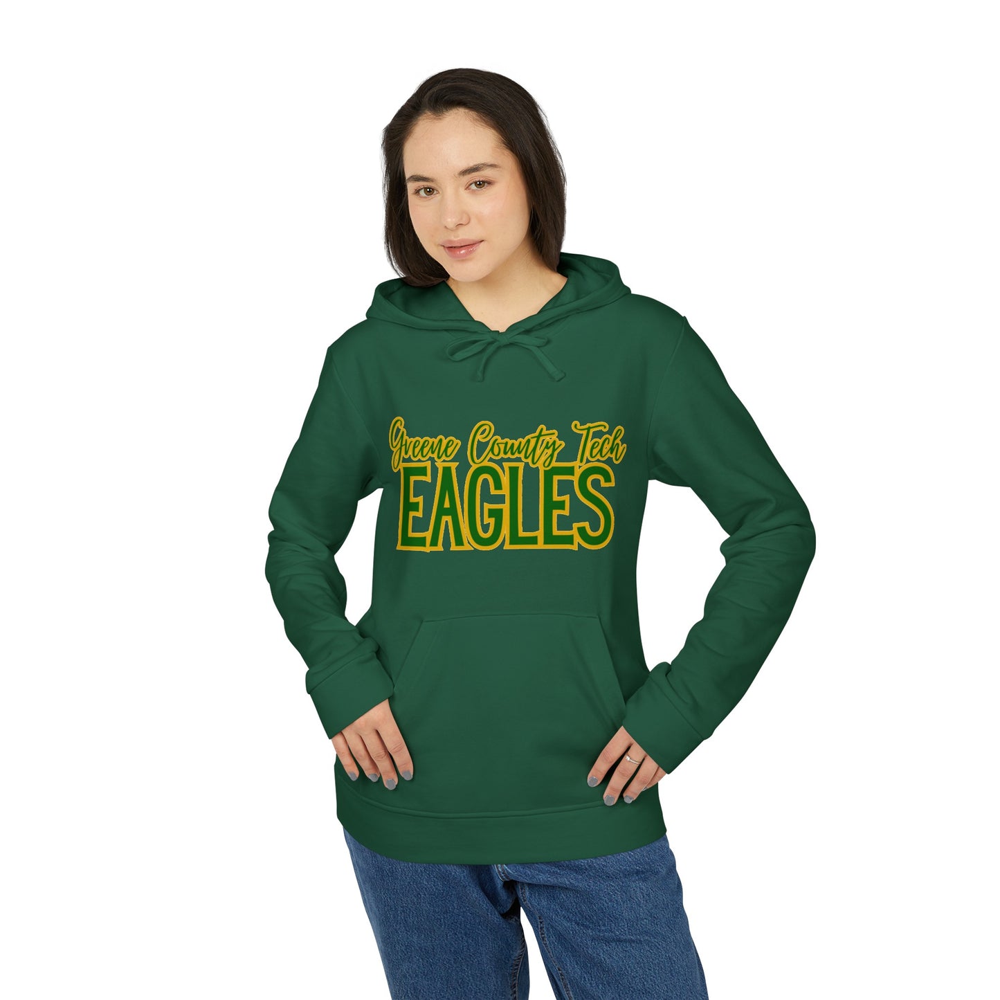 adidas® Unisex Fleece Hoodie. GCT Eagles