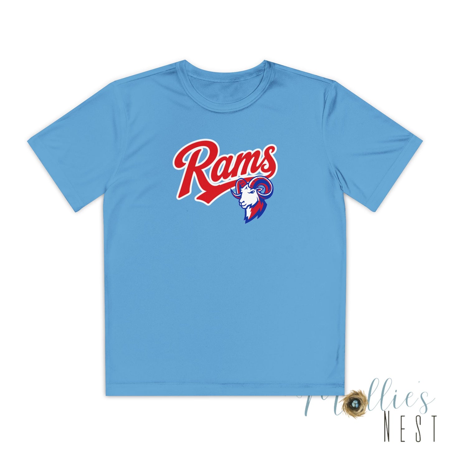 RAMS Youth Drifit — Paragould Rams Script Logo Team Shirt