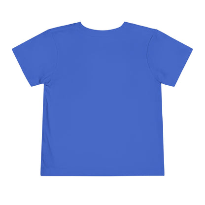 Toddler Football Tee "It's Touchdown Season" – Red/Blue Game Day Shirt