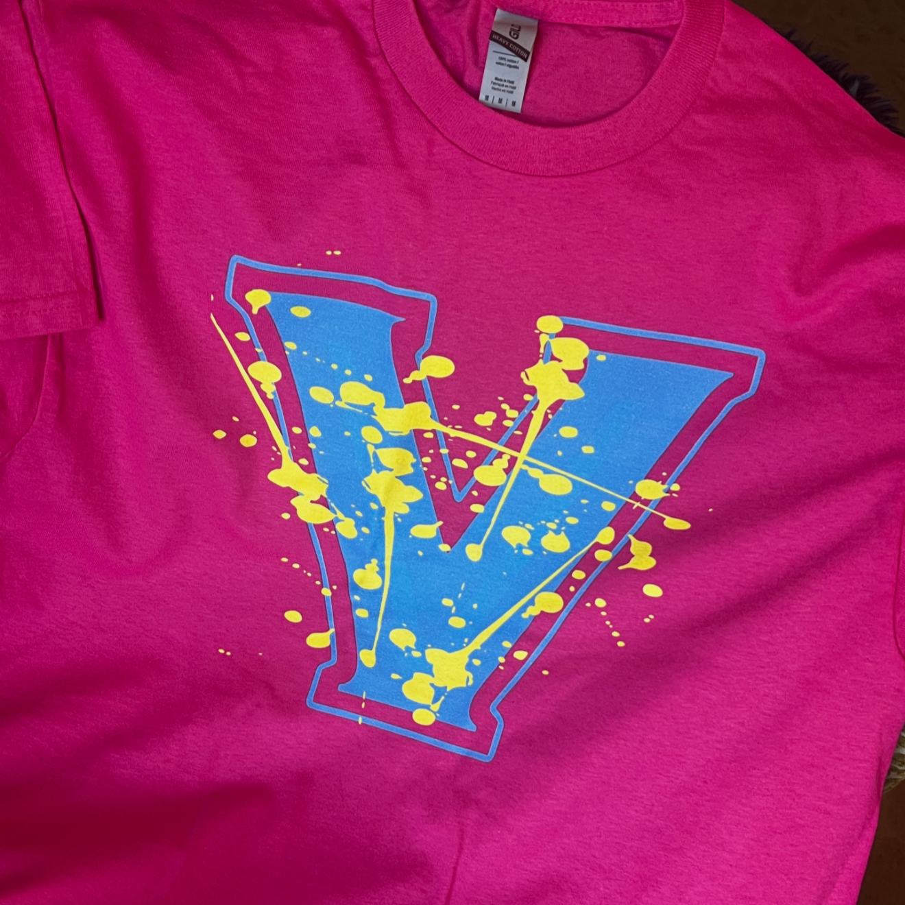 Valley View - Neon Splatter shirt