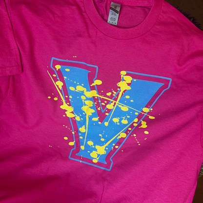 Valley View - Neon Splatter shirt