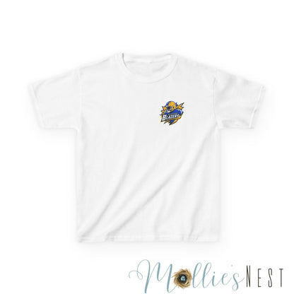 Blazer Kids Tee: Front/Back Football Design