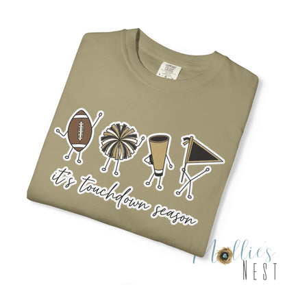 Touchdown Season (Black/Gold) - T-Shirt Football Friends Graphic