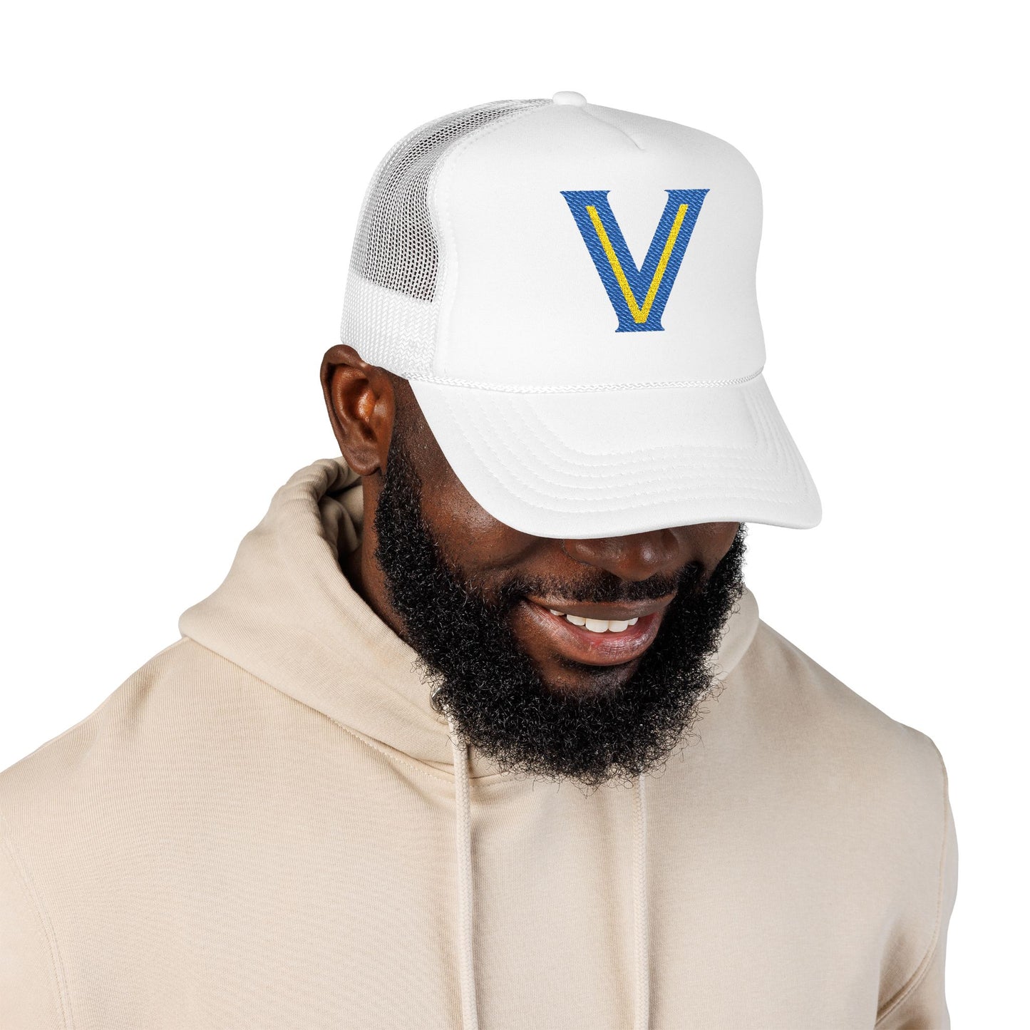 Embroidered Foam Trucker Hat, Valley View Logo