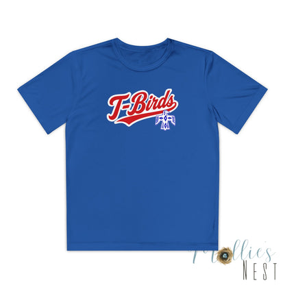 DeSoto. Thunderbirds Youth Drifit — Script Logo Team Shirt