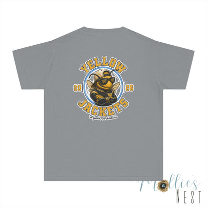 YOUTH.  Yellow Jackets. Wynne Mascot T-Shirt —(2026)