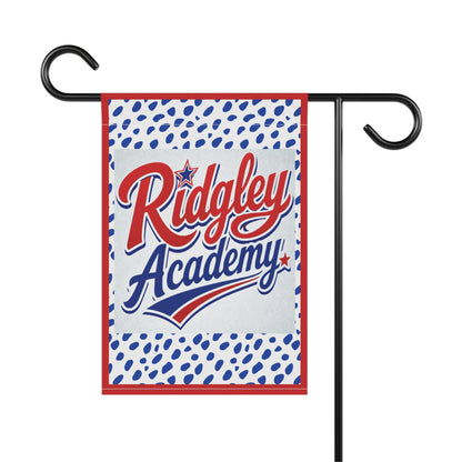 Ridgley Academy Garden Flag — Patriotic School House Banner