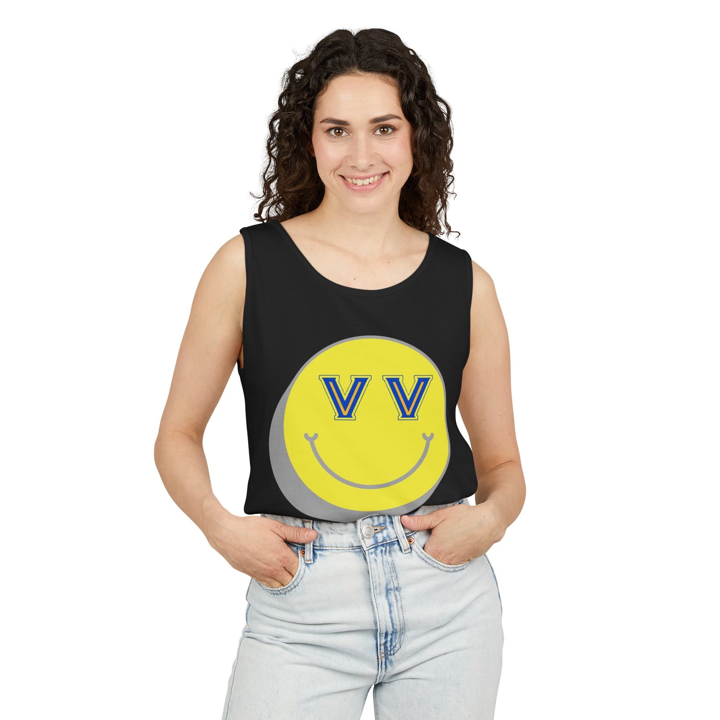 Valley View smile Garment-Dyed Tank Top