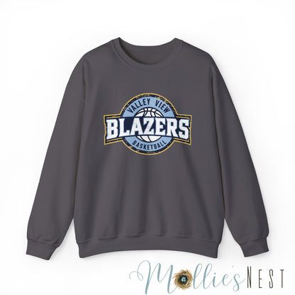 Unisex Heavy Blend™ Crewneck Sweatshirt. Valley View Blazers Basketball