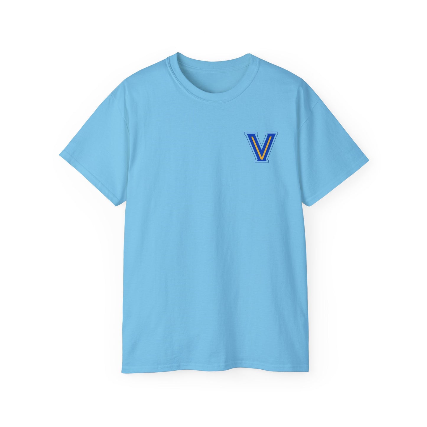 ADULT. Valley View Light the Flame Unisex Cotton Tee, Casual T-Shirt - Football - School Spirit