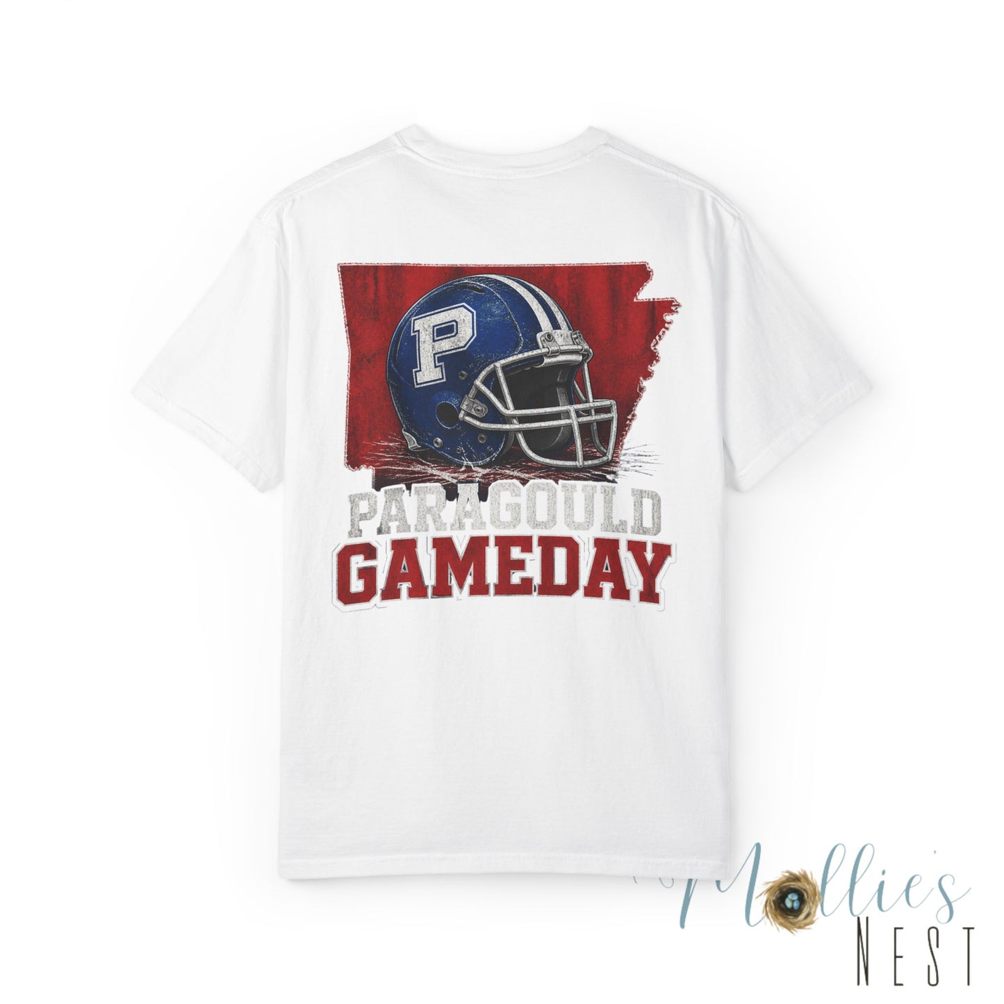 Paragould Rams Gameday Football T-Shirt — Arkansas Helment