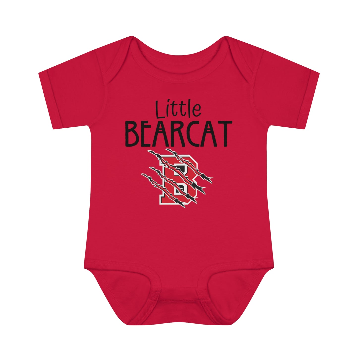 Infant Little Bearcat. Baby Rib Bodysuit