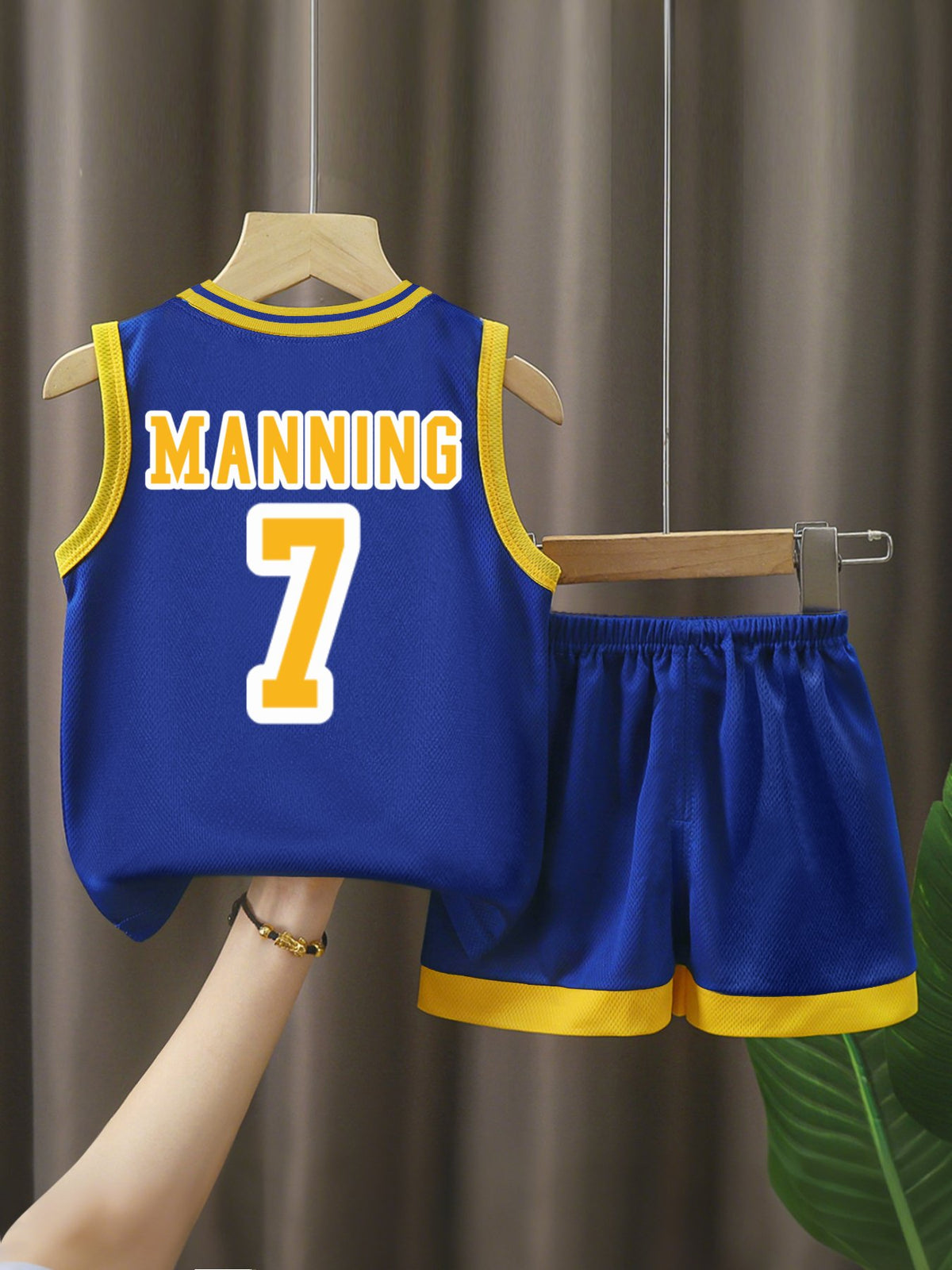 Valley View CUSTOMIZABLE.  Children's Basketball Jersey Set