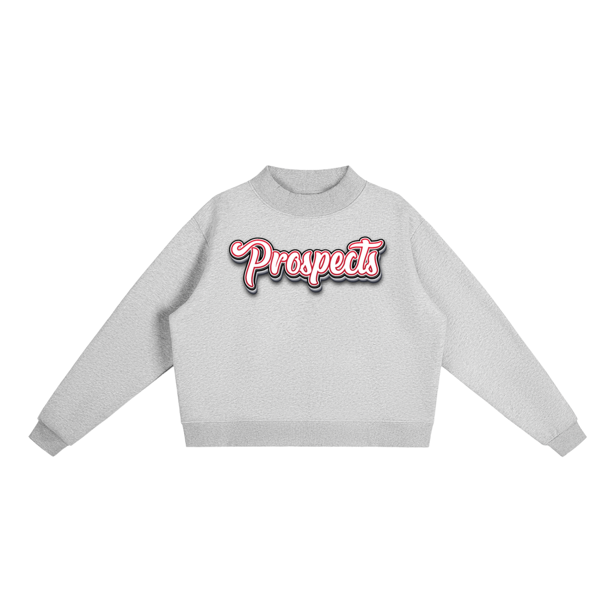 Essential Fleece Mock-Neck Crew Sweatshirt - Prospects