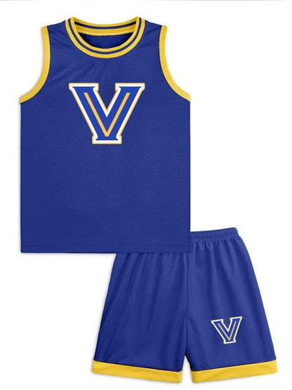 PATEL.CUSTOM Children's Basketball Jersey Set(Dual-sided Printing)