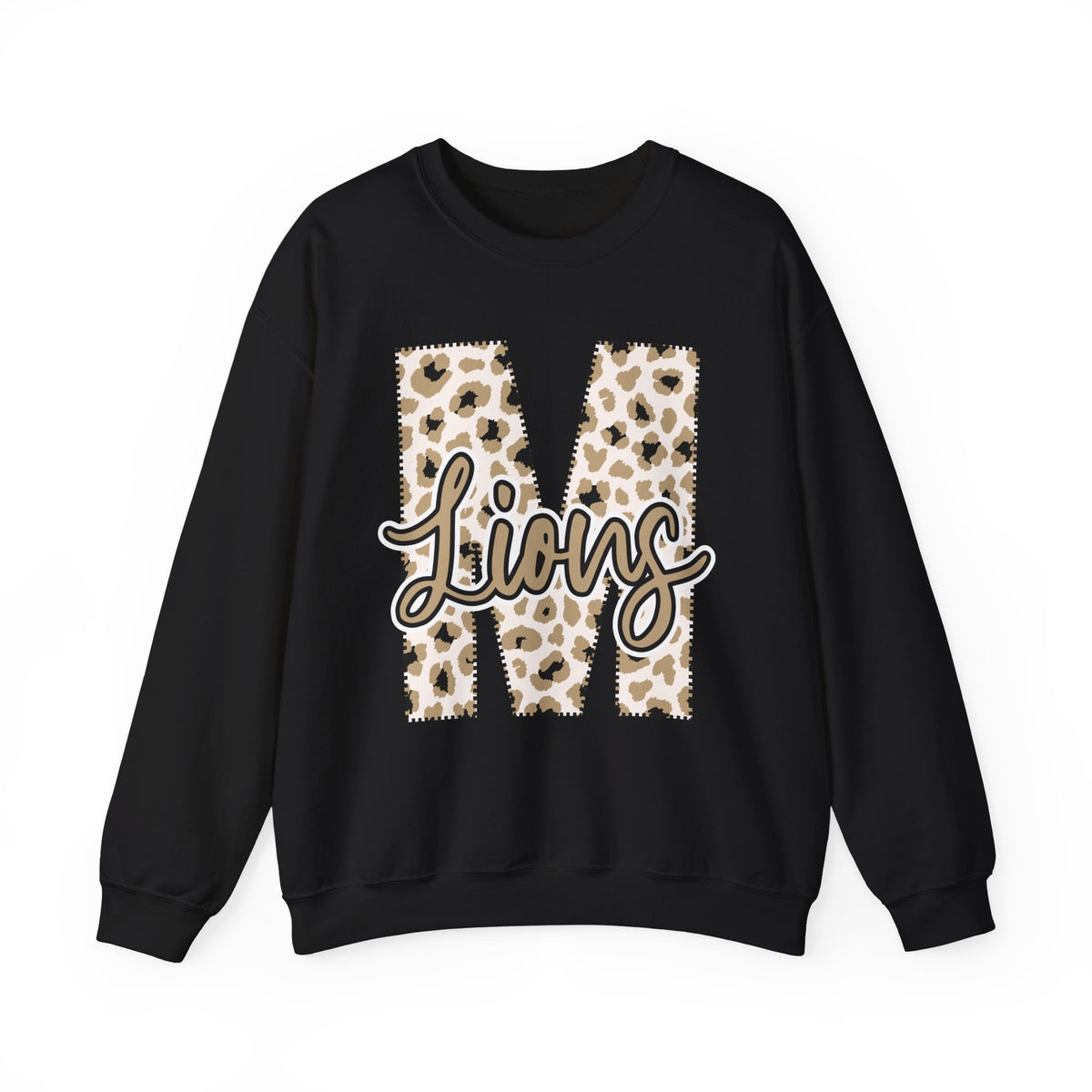 Manila M - Lions Leopard Print Sweatshirt -