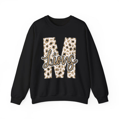 Manila M - Lions Leopard Print Sweatshirt -