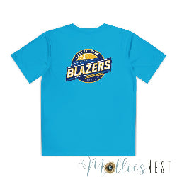 Youth Sports Tee - Valley View Blazers, Athletic Shirt, Team Apparel- Front/Back design - June 2025