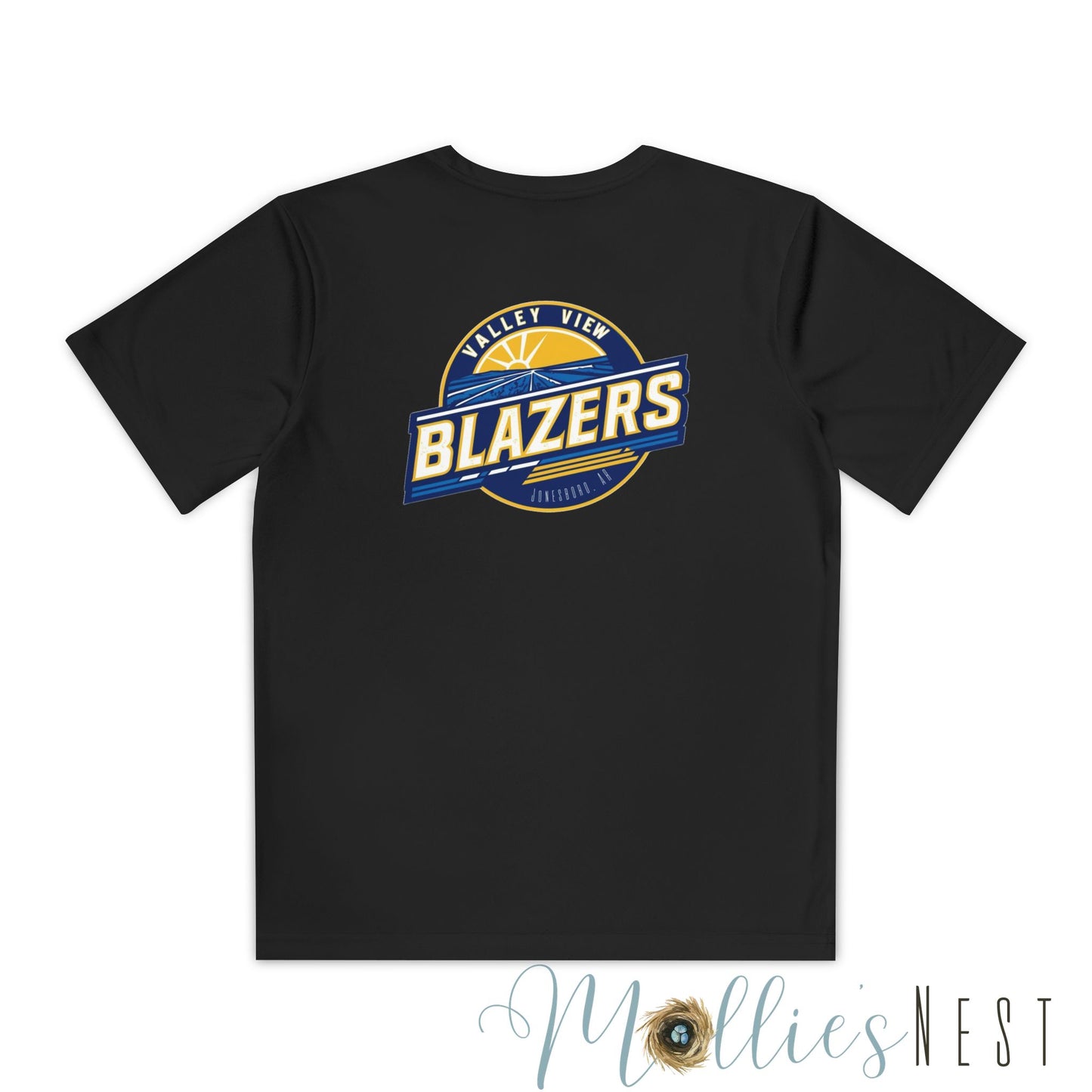 Youth Sports Tee - Valley View Blazers, Athletic Shirt, Team Apparel- Front/Back design - June 2025