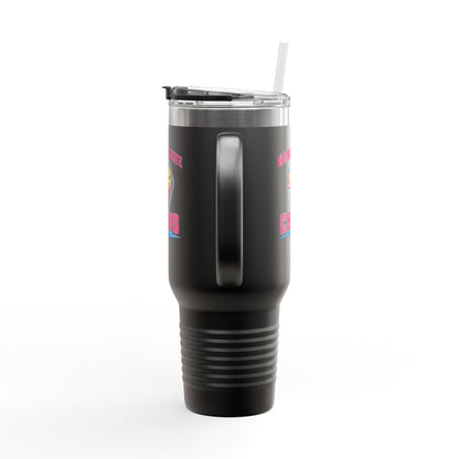 Insulated Travel Mug — 'Natural State Chaos' 40oz Stainless Tumbler