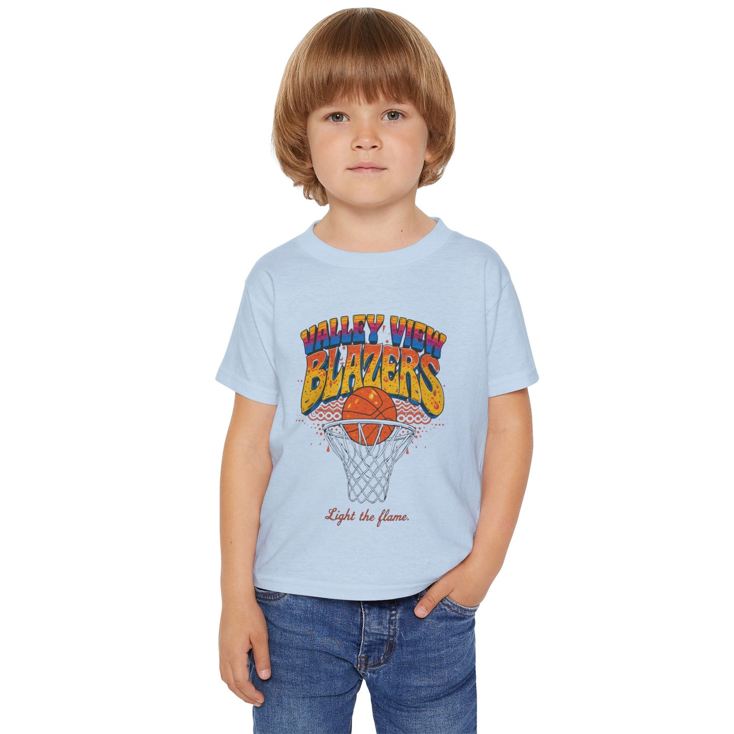 Toddler. Retro Valley View Basketball