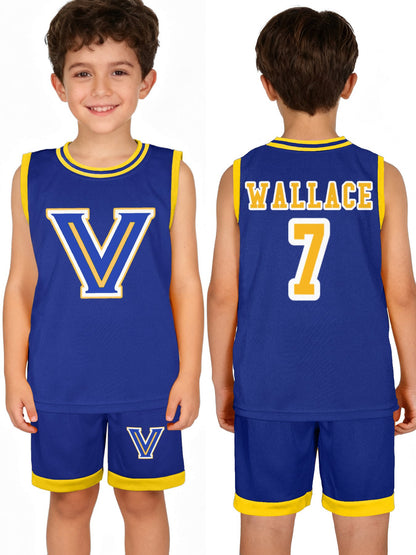 Wallace.11 -Children's Basketball Jersey Set(Dual-sided Printing)