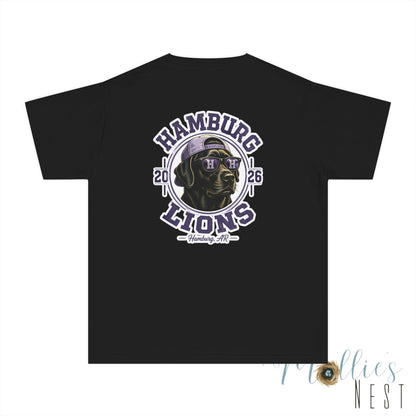 YOUTH. Hamburg Lions - Black Lab Youth T-Shirt