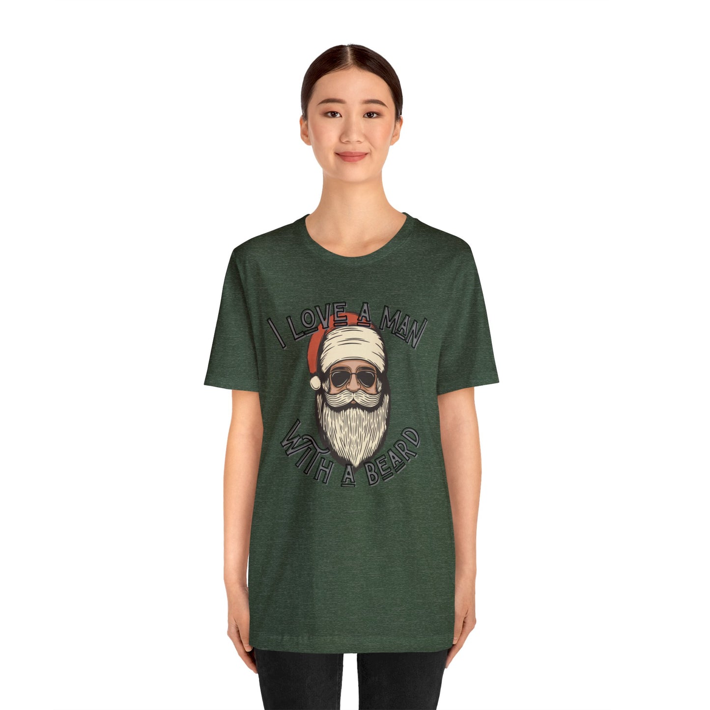 Santa Beard Unisex Jersey Short Sleeve Tee