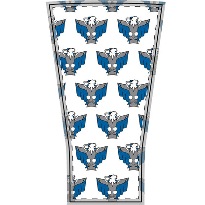 Cross County LOGO Arm Sleeve – Blue/Gray Athletic Compression Sleeve