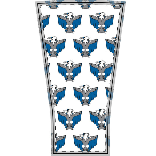Cross County LOGO Arm Sleeve – Blue/Gray Athletic Compression Sleeve