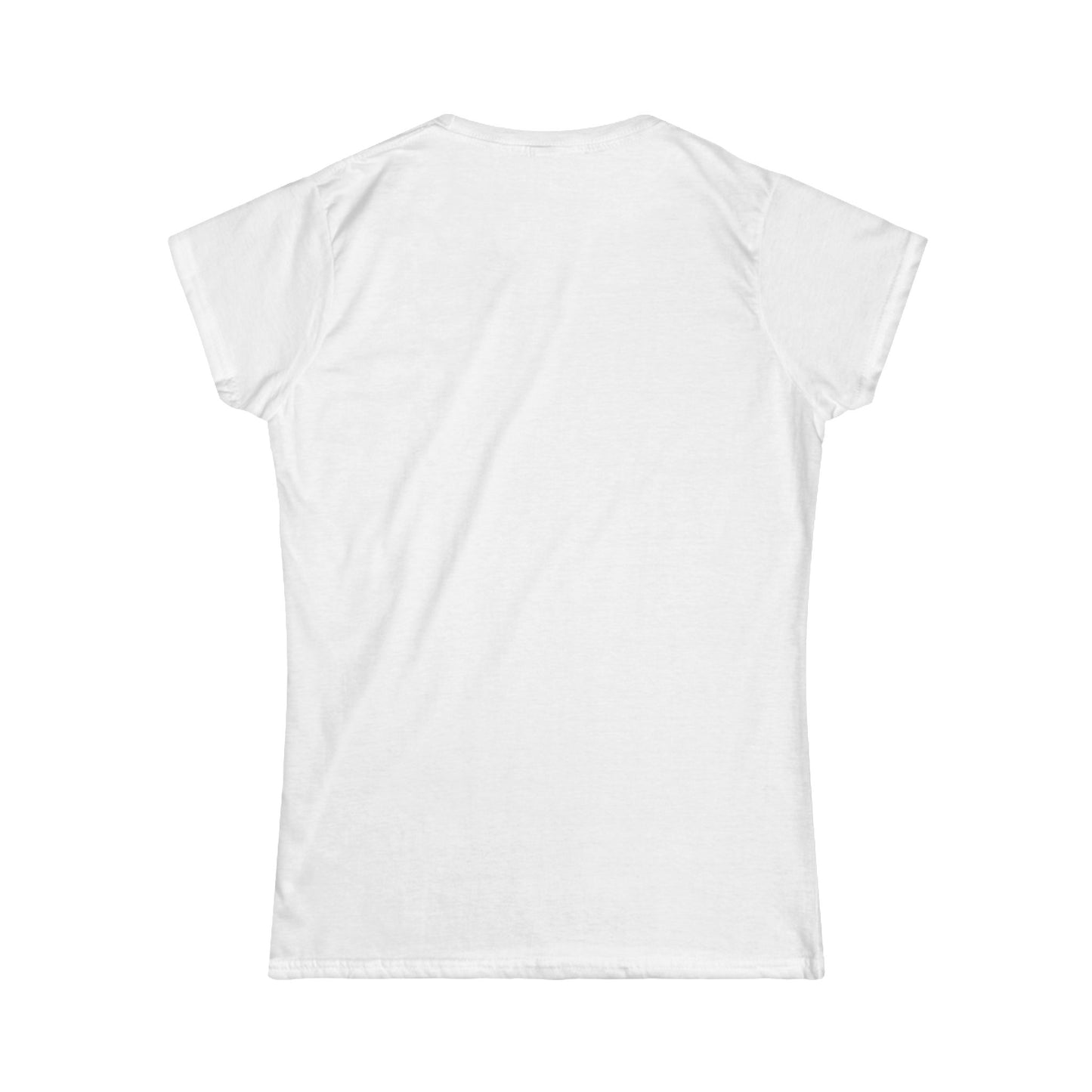 Women's Tee — Classic White Short-Sleeve T-Shirt. Touchdown Season -Blue & Yellow