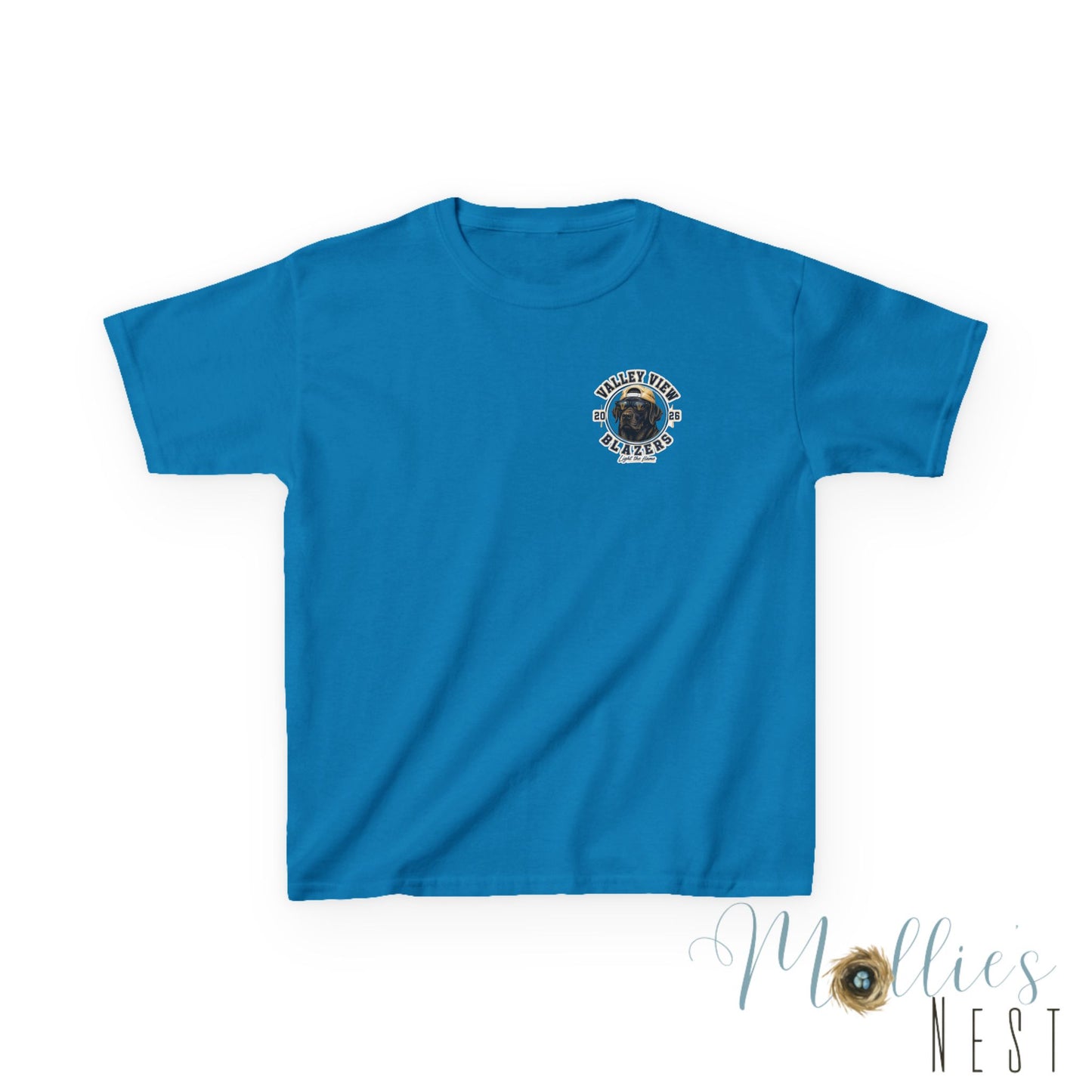 YOUTH.  Valley View Blazers Black Lab 2026 T-Shirt — Vintage Tee (2026)