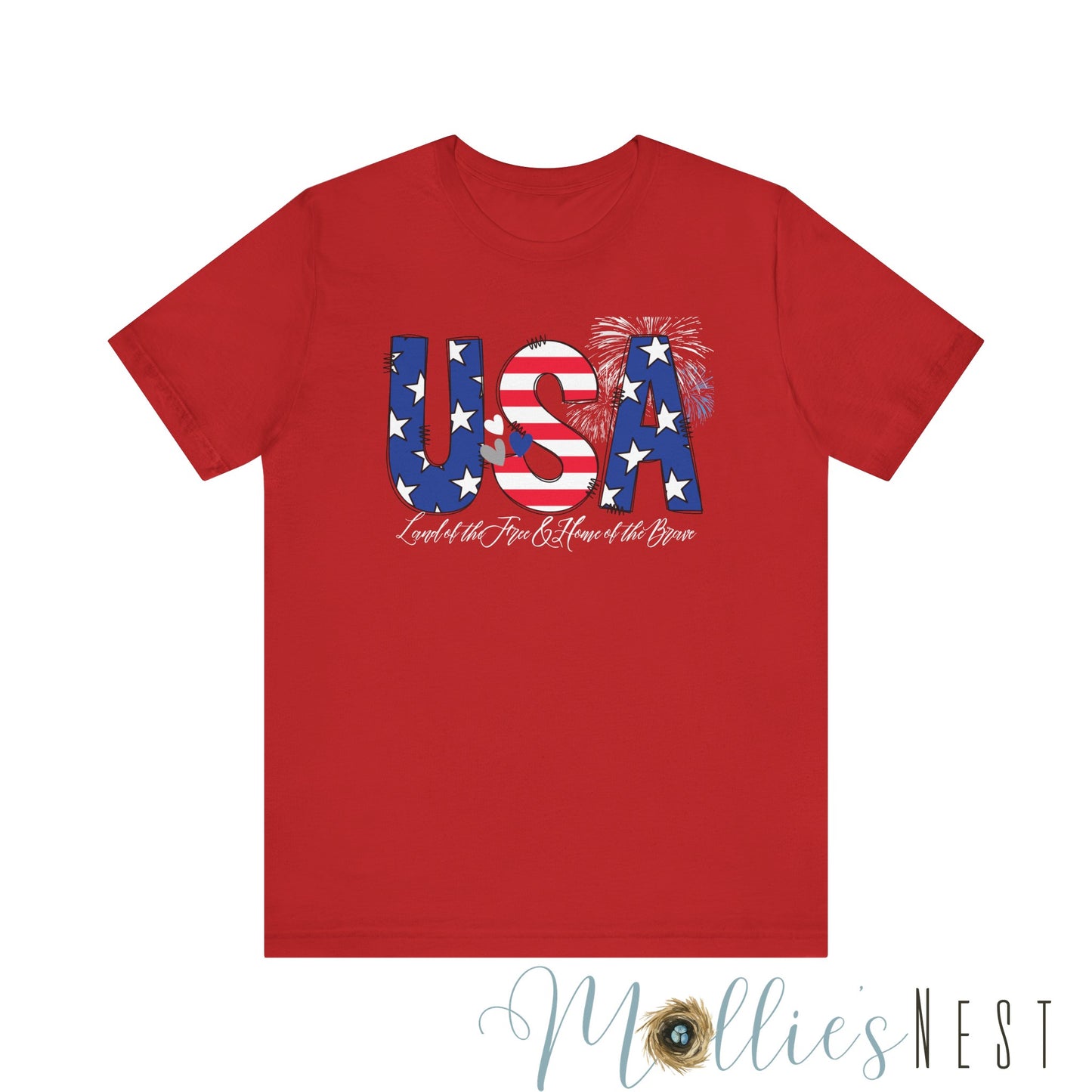 USA. Jersey Short Sleeve Tee