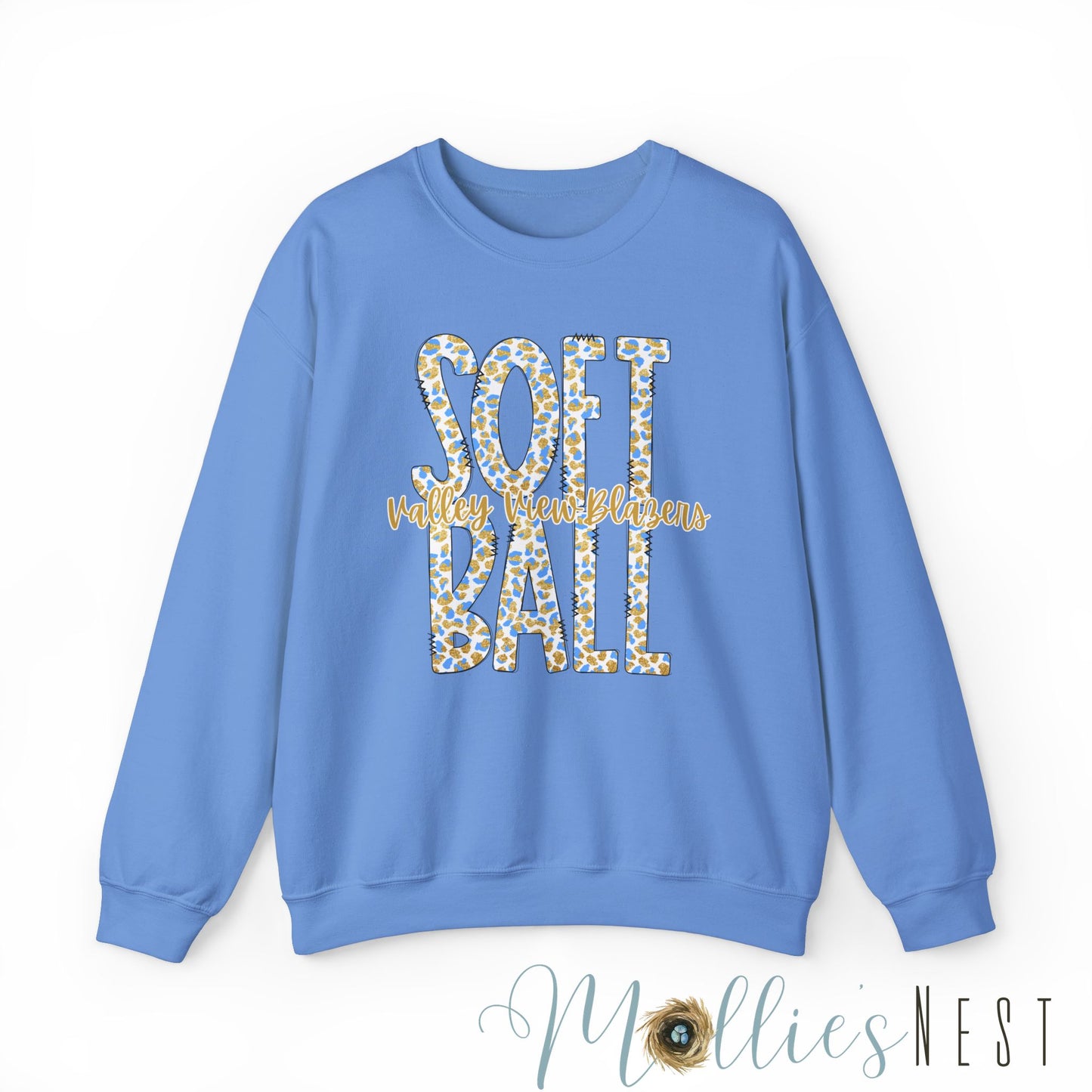 Softball Valley View Blazers .Crewneck Sweatshirt | Unisex Heavy Blend™ | Sporty Comfort for Athletes
