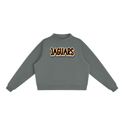 McCrory Jaguars.  Fleece Mock-Neck Crew Sweatshirt