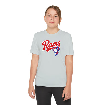 RAMS Youth Drifit — Paragould Rams Script Logo Team Shirt